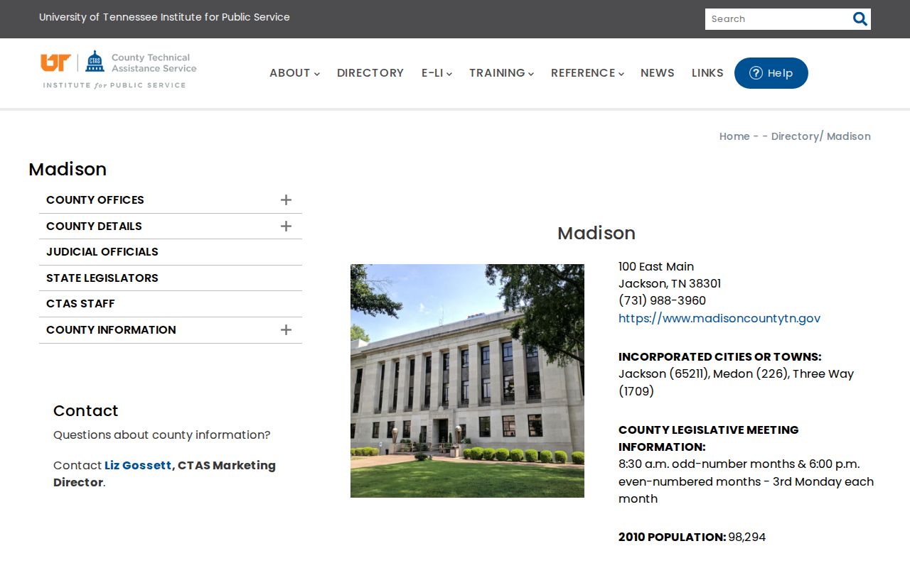 Madison County court docket county officials directory
