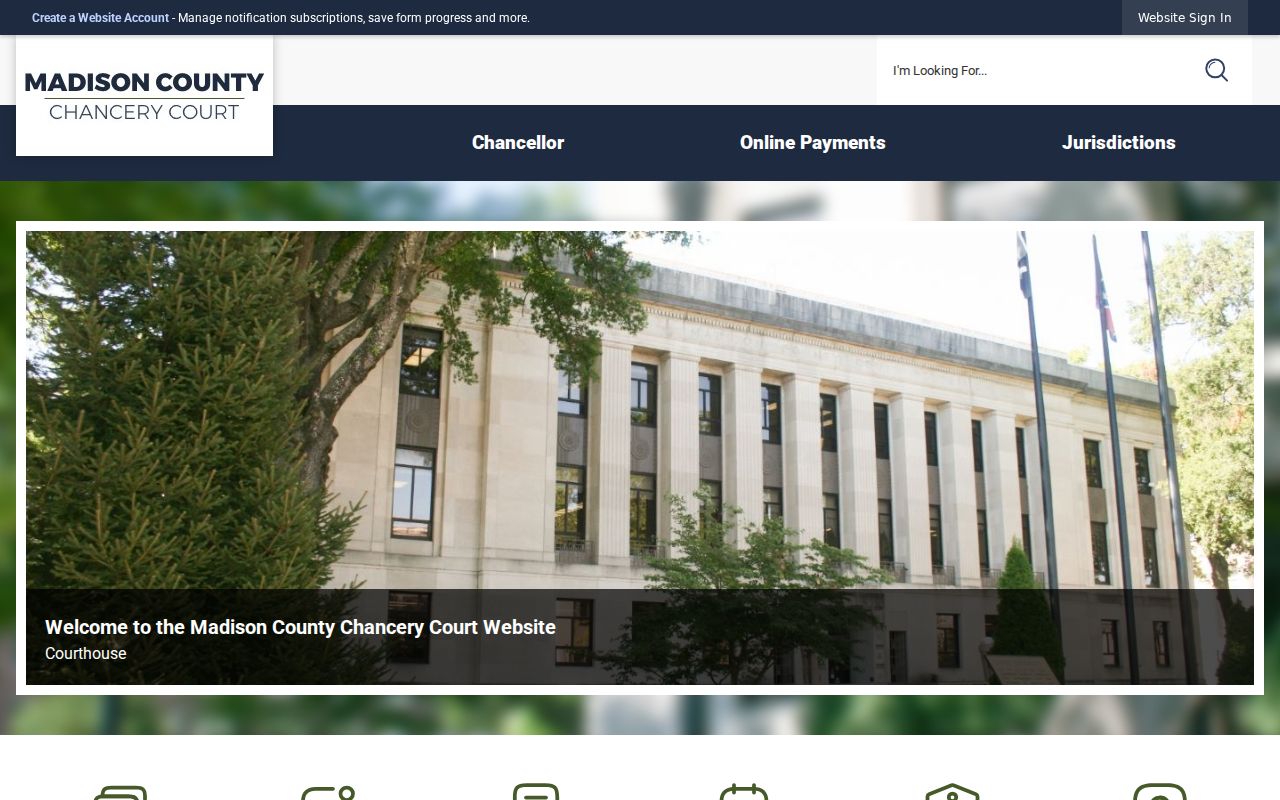 Madison County court docket Chancery Court website