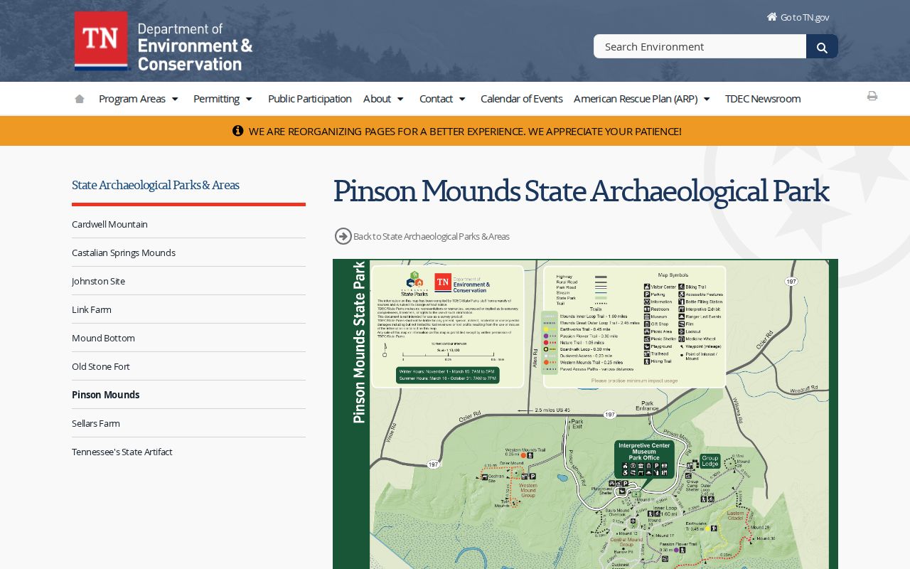 Three Way court docket regional Pinson Mounds image